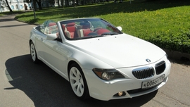Rent Cars and Buses: BMW 6 Cabrio